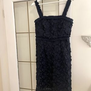 Trina Turk blue, textured dress